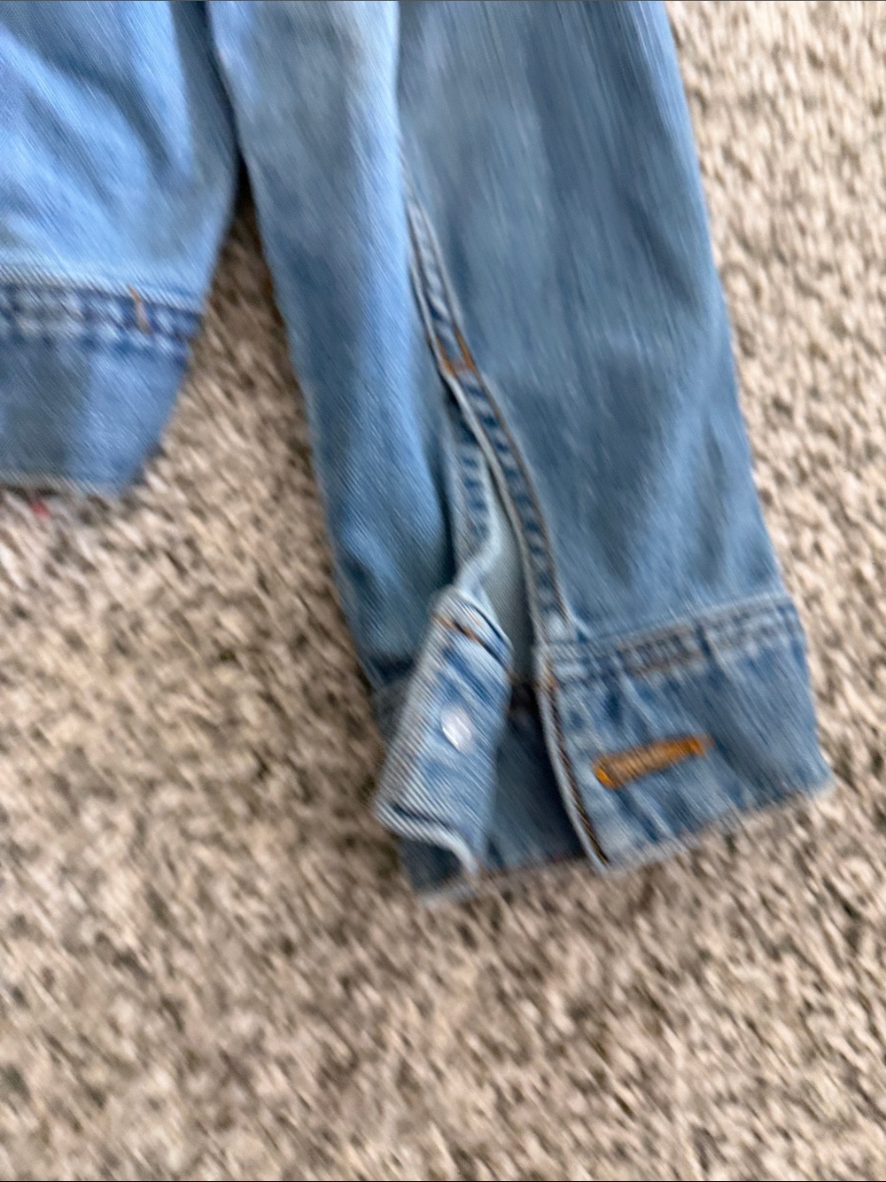 Melrose and Market Light Blue Denim Jean Jacket - Button-Front Style- Size 1X - Picture 9 of 10